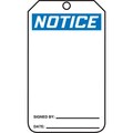 Accuform Safety Tags, CONFINED SPACE INSPECTION TAG, 5.75in X 3.25in